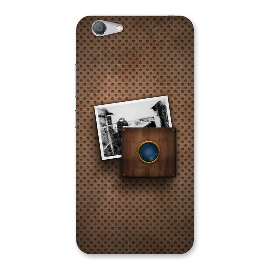 Vintage Wood Camera Back Case for Vivo Y53