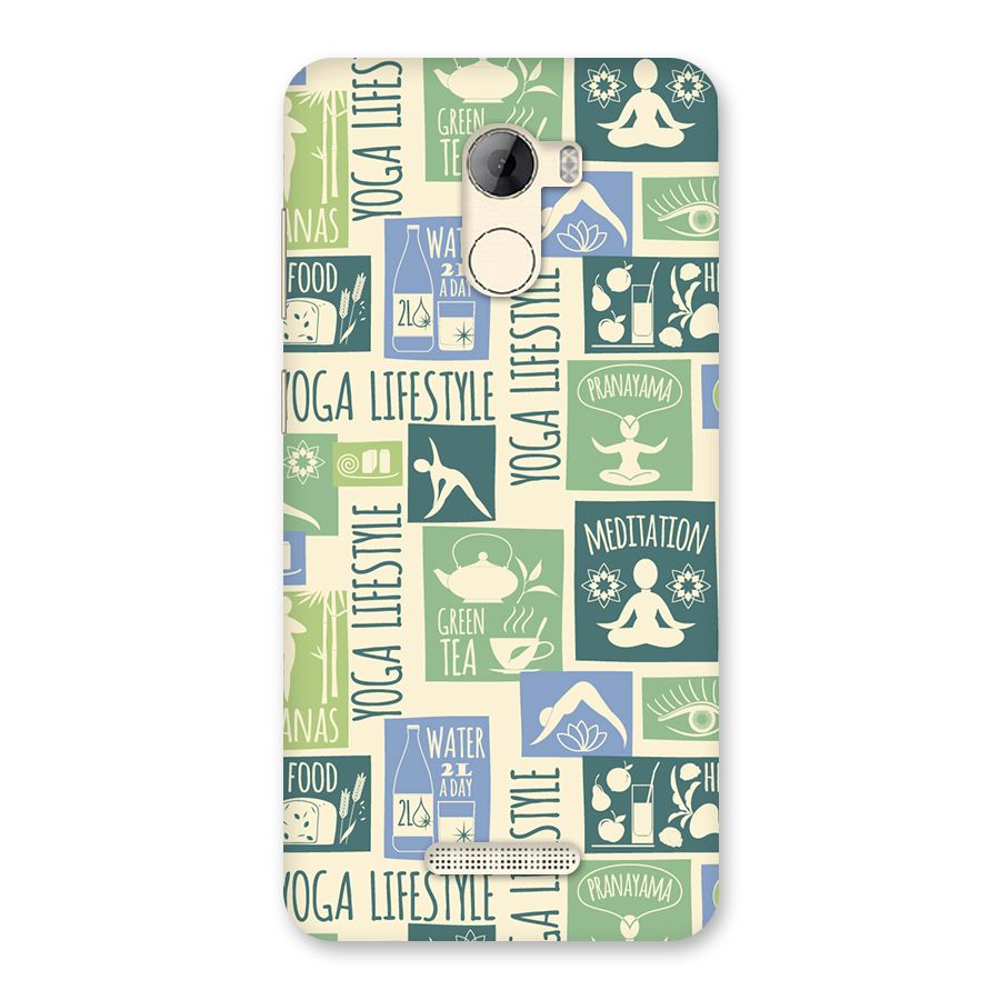 Vintage Yoga Lifestyle Back Case for Gionee A1 LIte