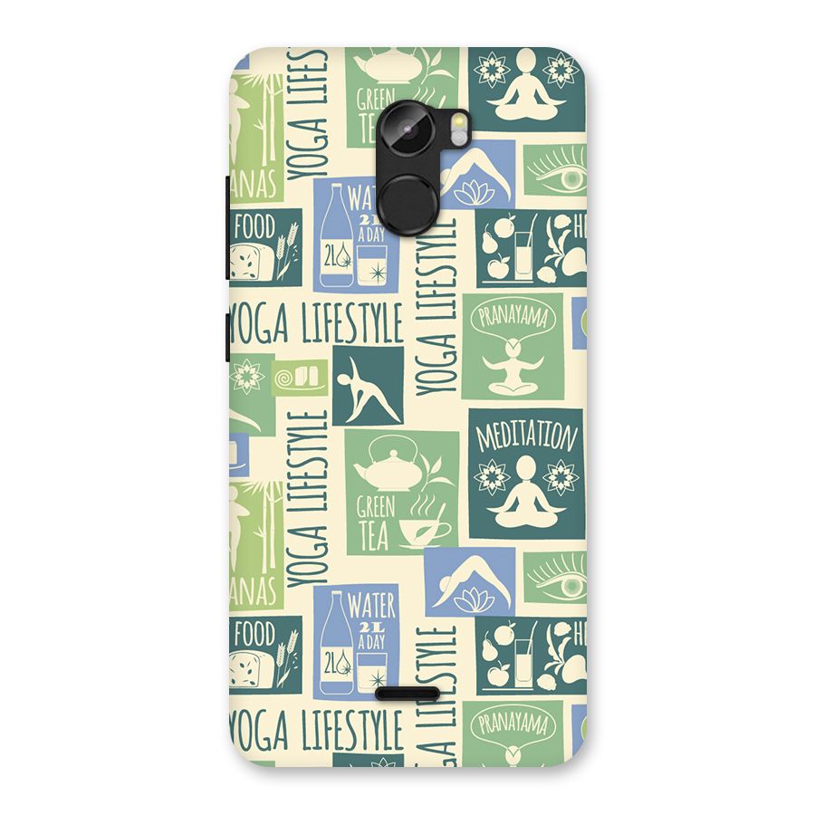 Vintage Yoga Lifestyle Back Case for Gionee X1