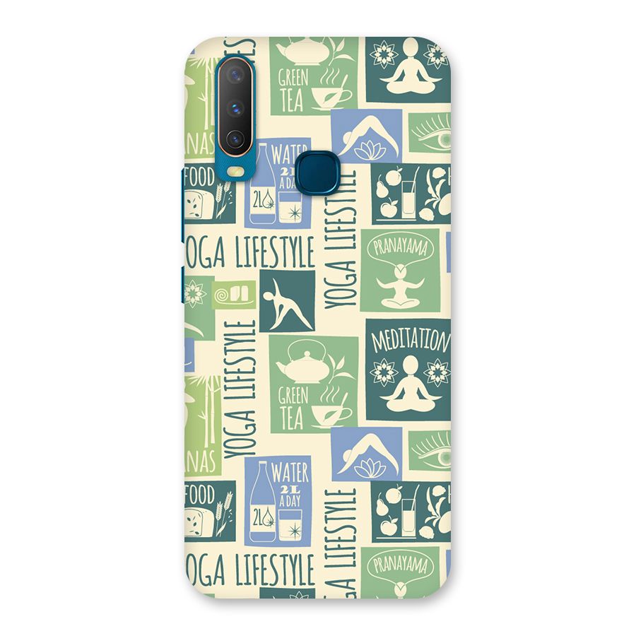Vintage Yoga Lifestyle Back Case for Vivo Y17