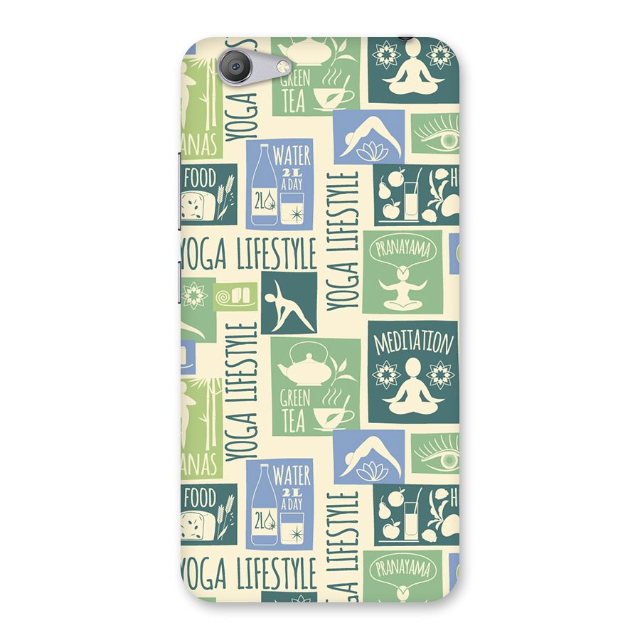 Vintage Yoga Lifestyle Back Case for Vivo Y53