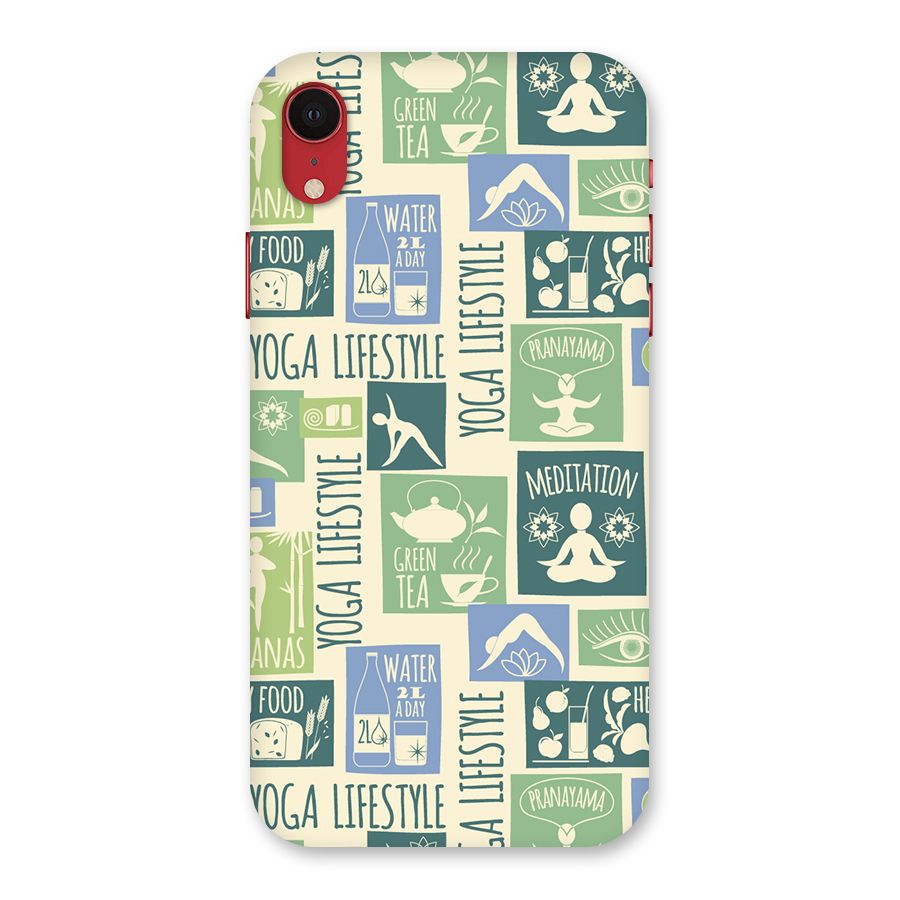 Vintage Yoga Lifestyle Back Case for iPhone XR