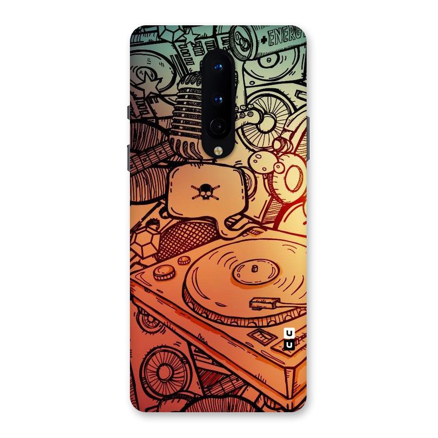 Vinyl Design Back Case for OnePlus 8