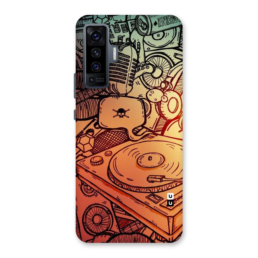 Vinyl Design Back Case for Vivo X50