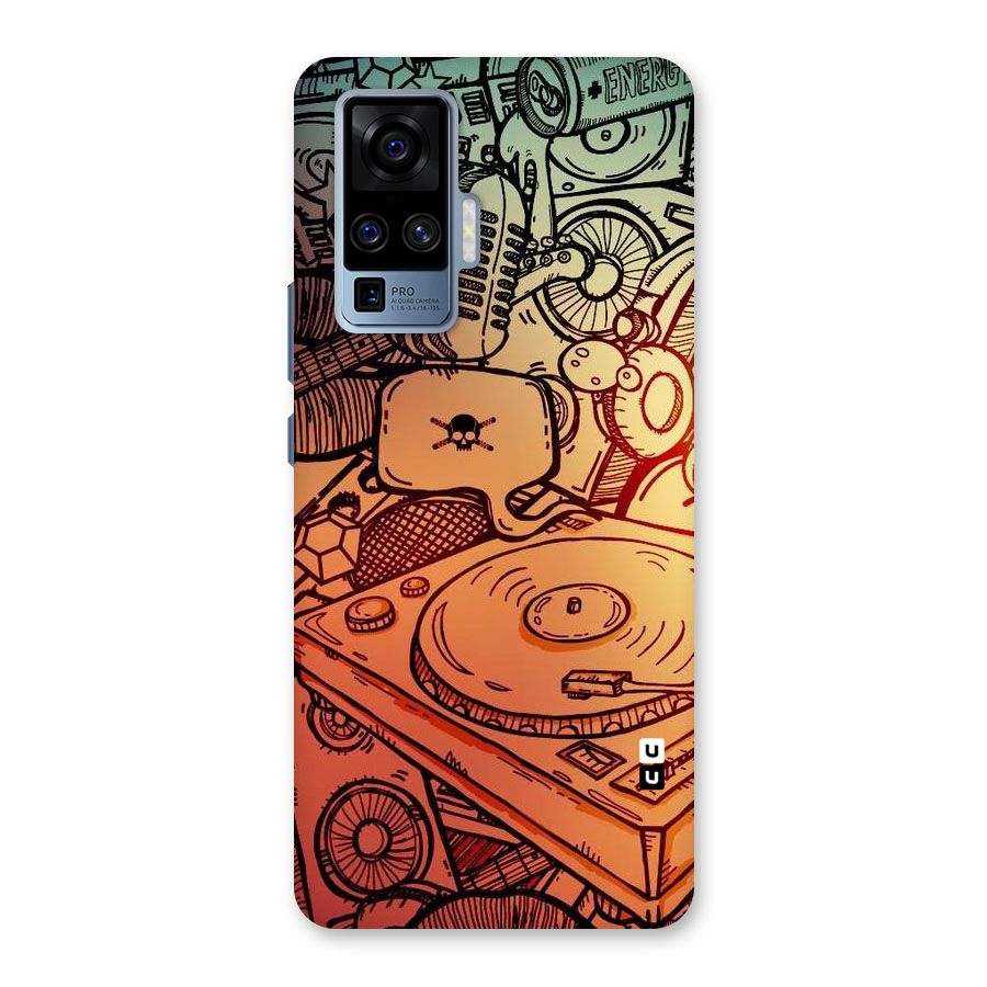 Vinyl Design Back Case for Vivo X50 Pro