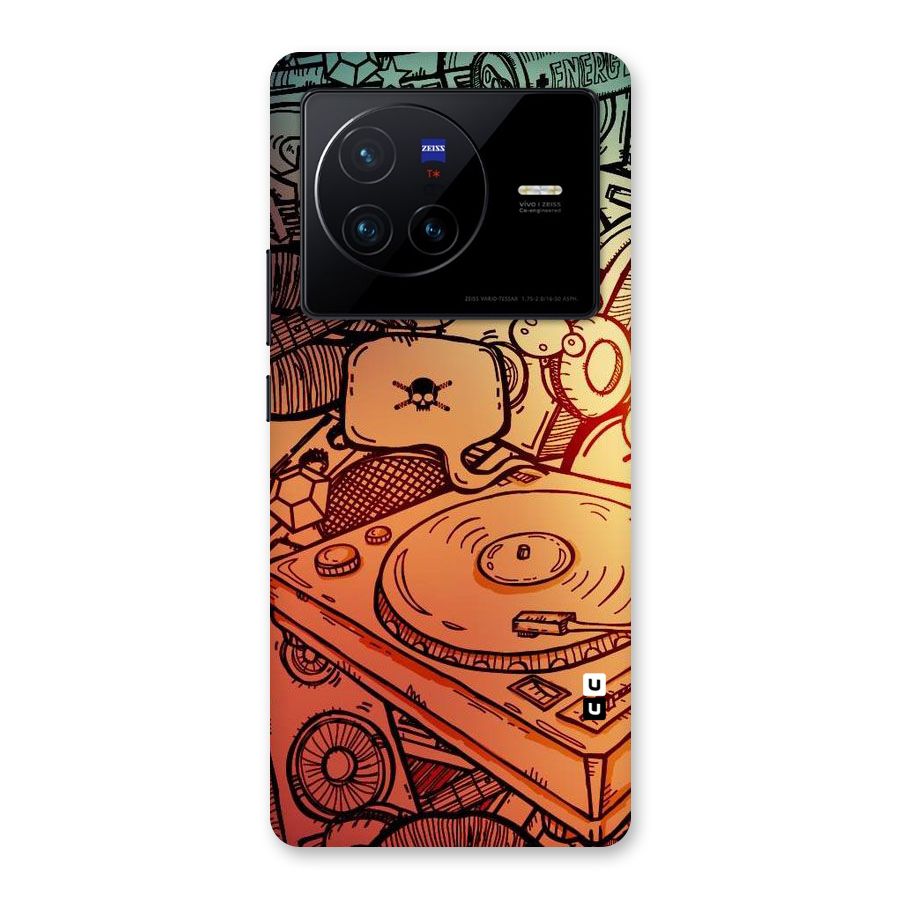 Vinyl Design Back Case for Vivo X80