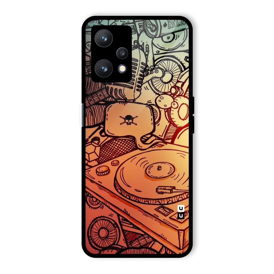 Vinyl Design Glass Back Case for Realme 9 Pro 5G