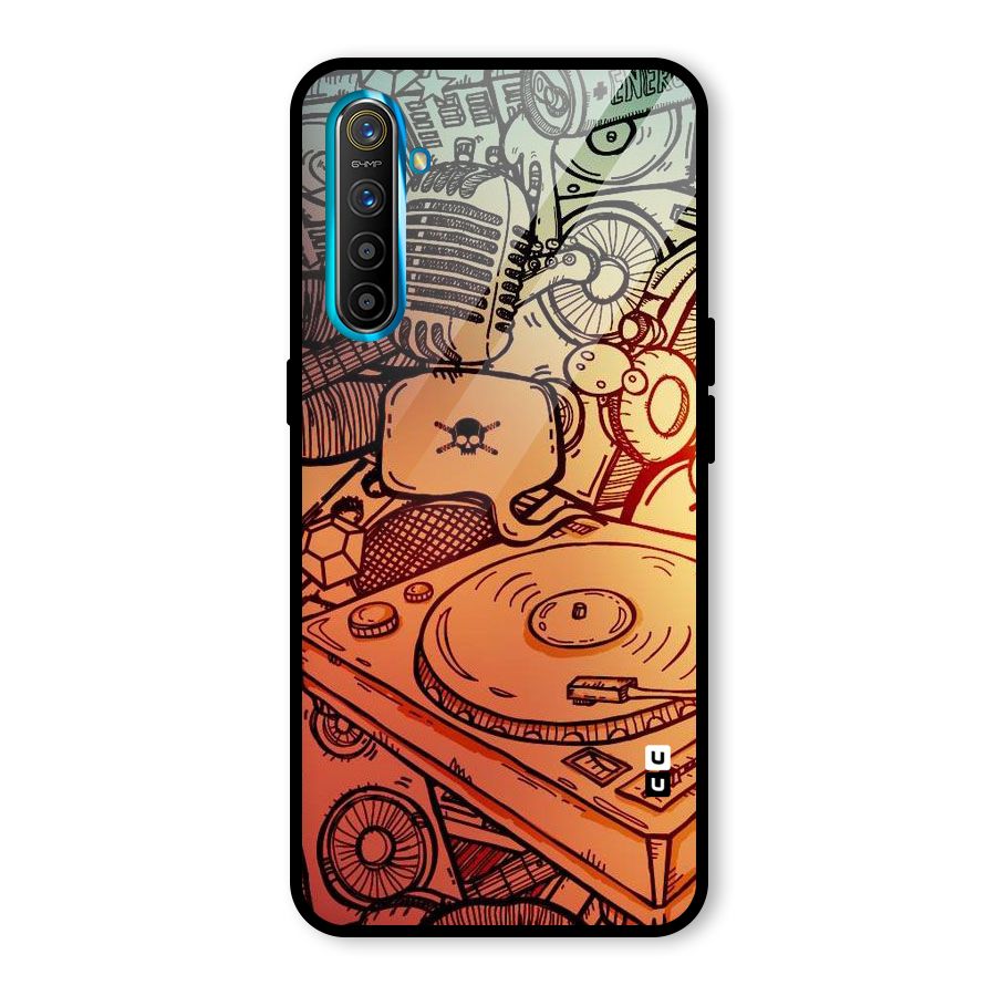 Vinyl Design Glass Back Case for Realme X2