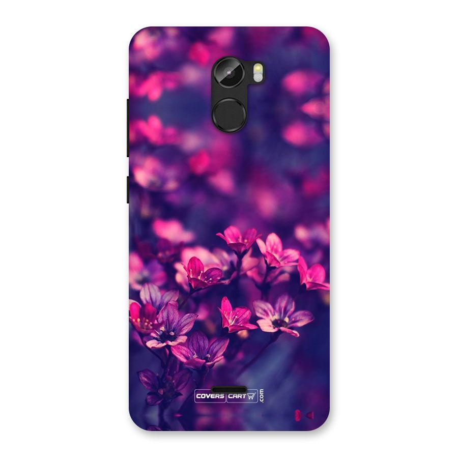 Violet Floral Back Case for Gionee X1