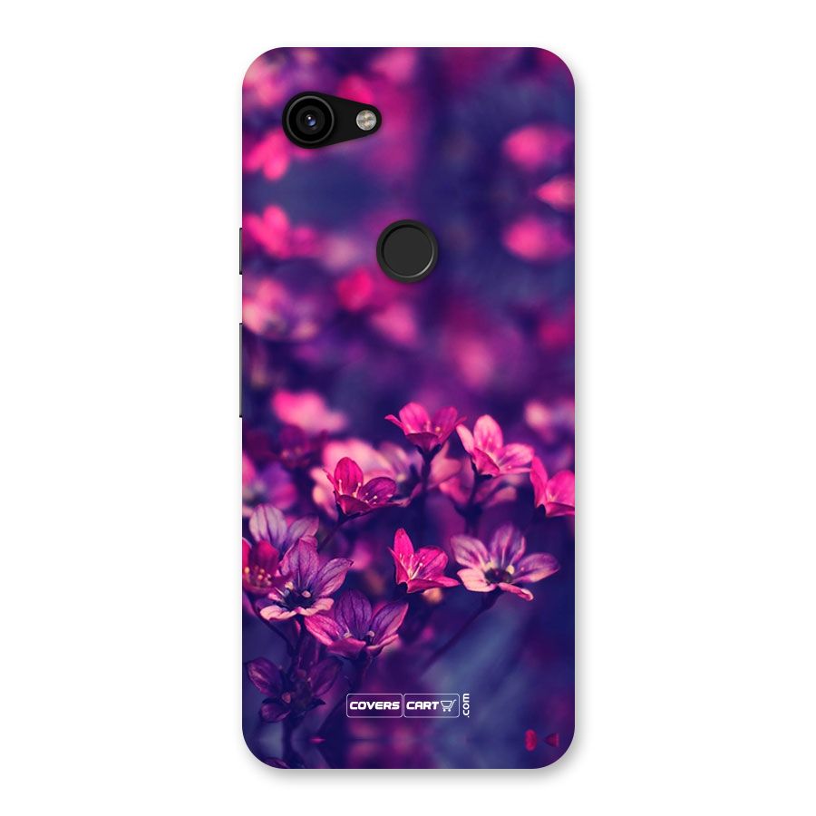 Violet Floral Back Case for Google Pixel 3a