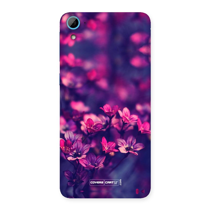Violet Floral Back Case for HTC Desire 826