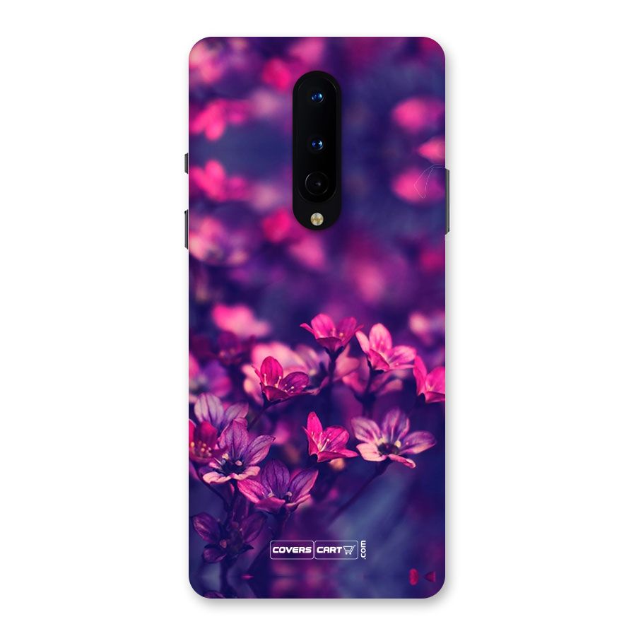 Violet Floral Back Case for OnePlus 8