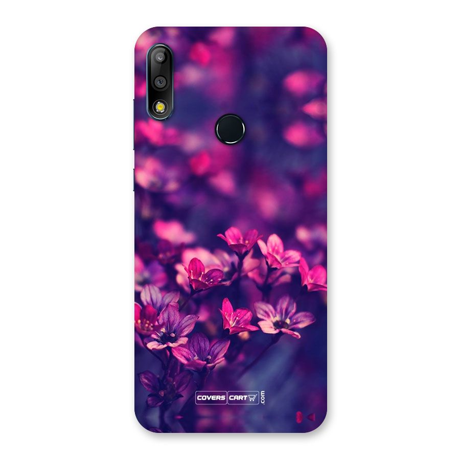 Violet Floral Back Case for Zenfone Max Pro M2