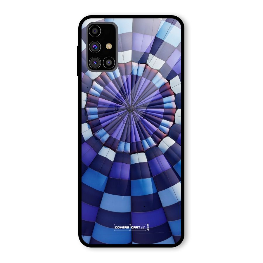 Violet Wonder Glass Back Case for Galaxy M31s