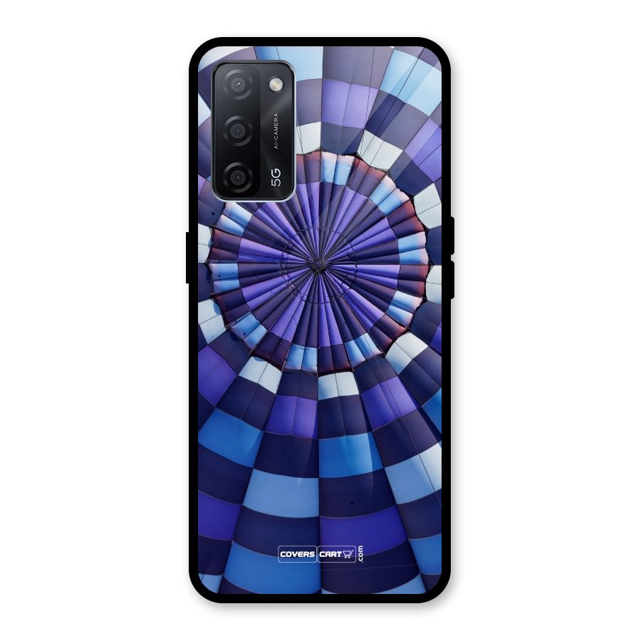 Violet Wonder Glass Back Case for Oppo A53s 5G