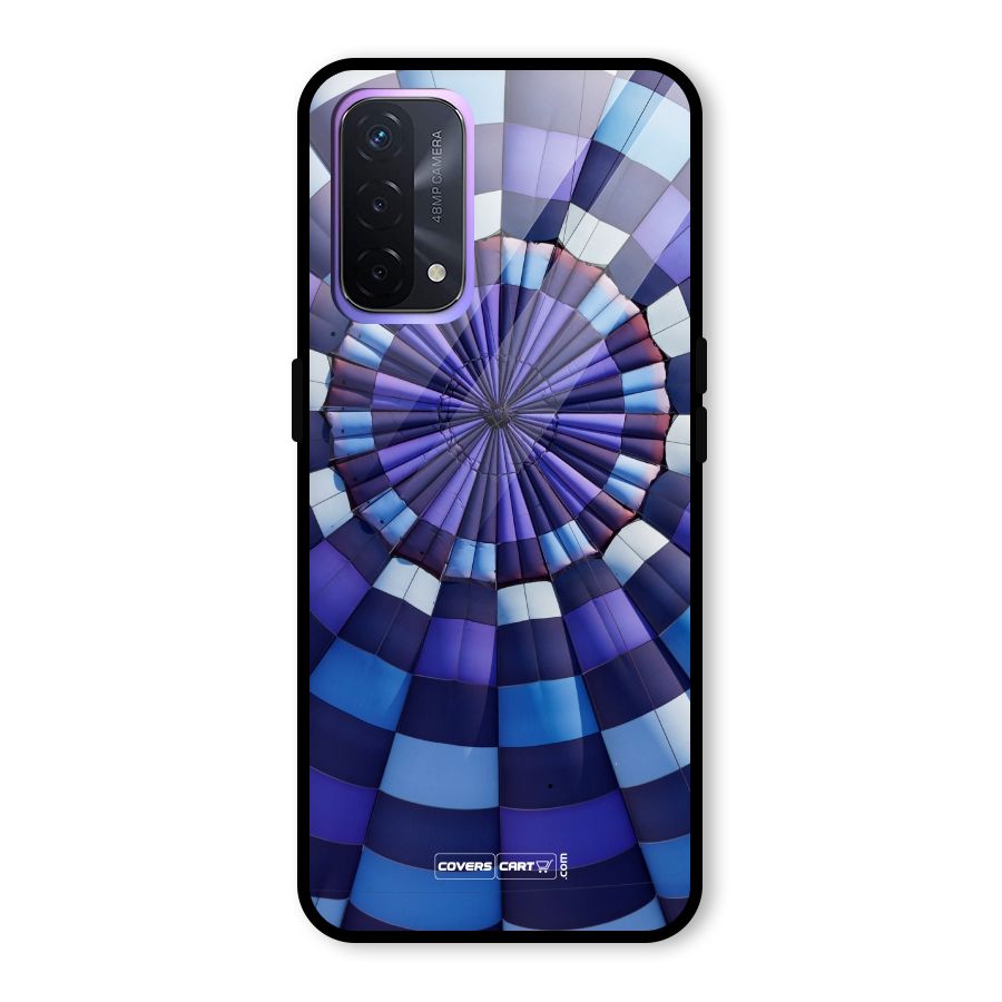 Violet Wonder Glass Back Case for Oppo A74 5G
