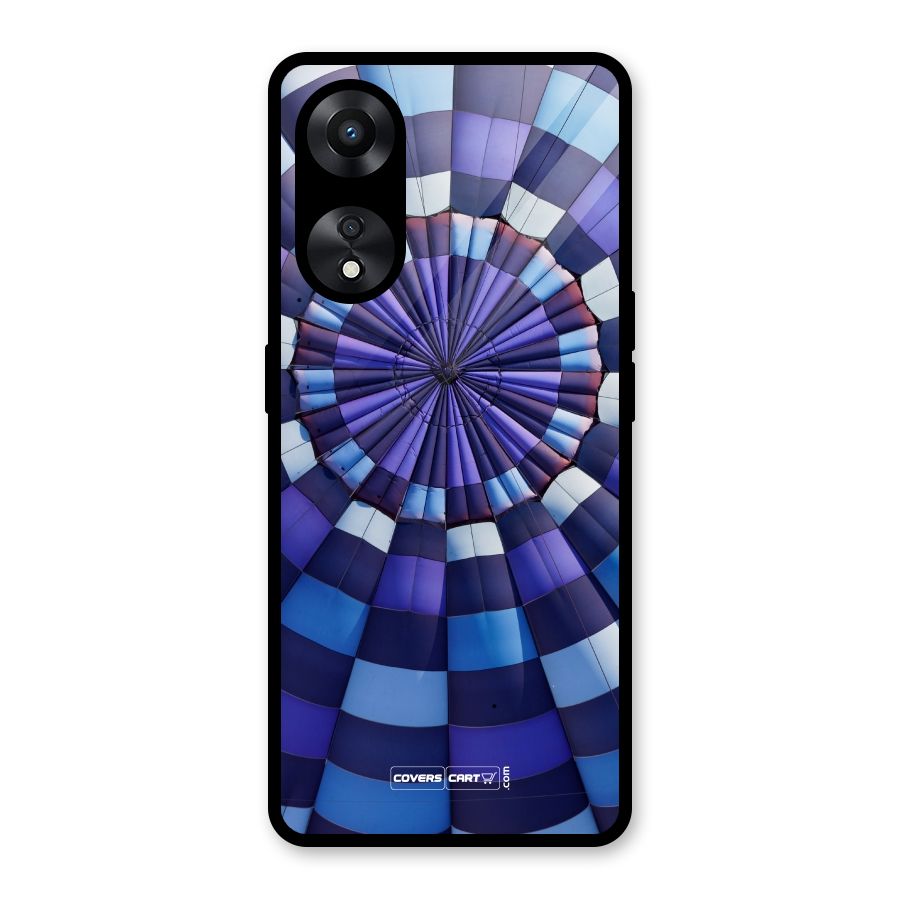 Violet Wonder Glass Back Case for Oppo A78