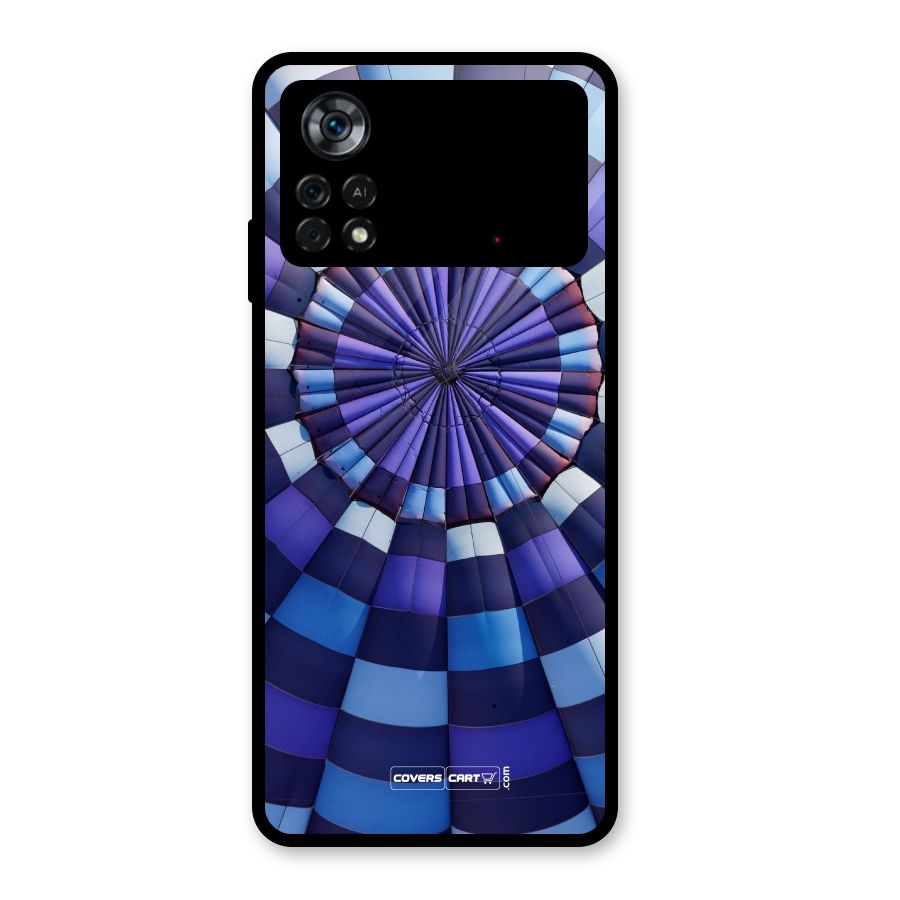 Violet Wonder Glass Back Case for Poco X4 Pro 5G