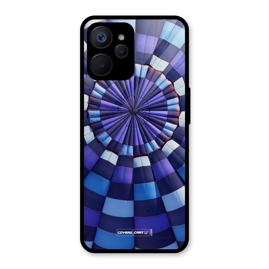 Violet Wonder Glass Back Case for Realme 9i 5G