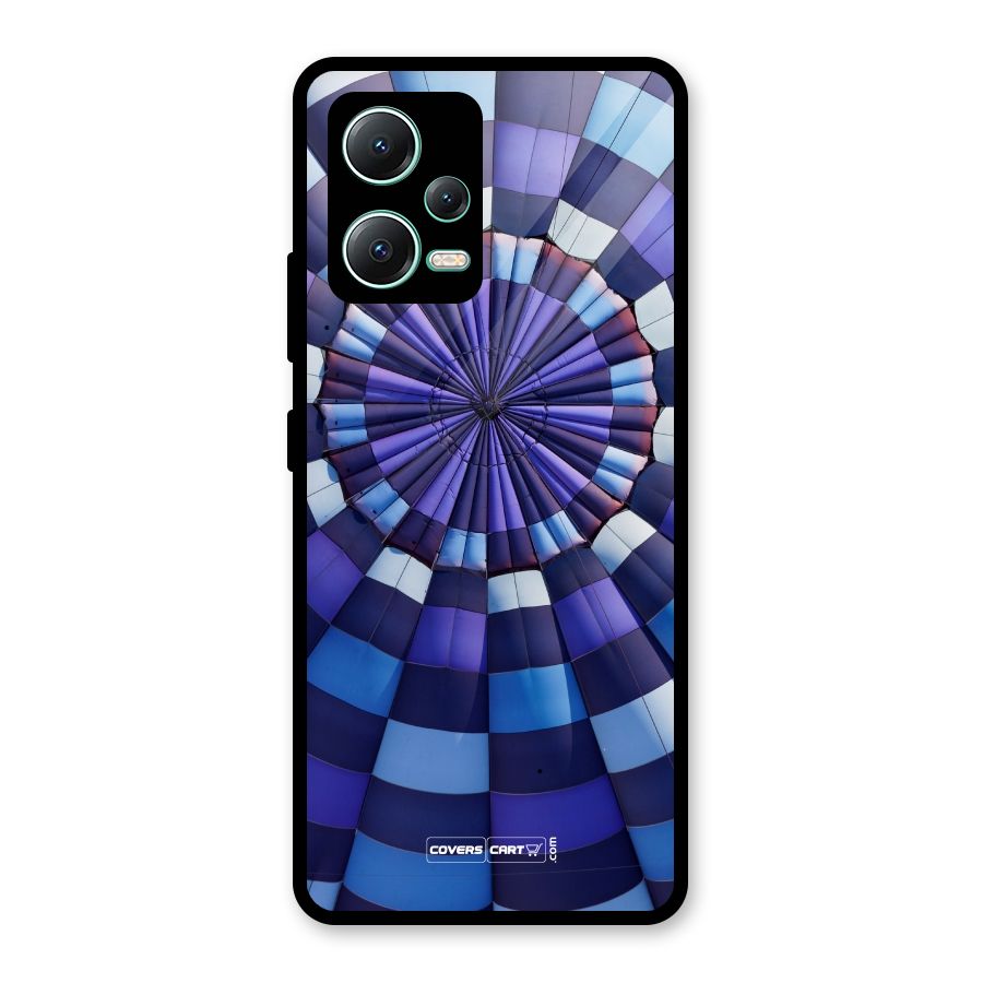 Violet Wonder Glass Back Case for Redmi Note 12 5G
