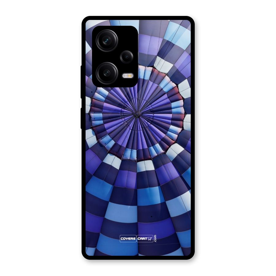 Violet Wonder Glass Back Case for Redmi Note 12 Pro