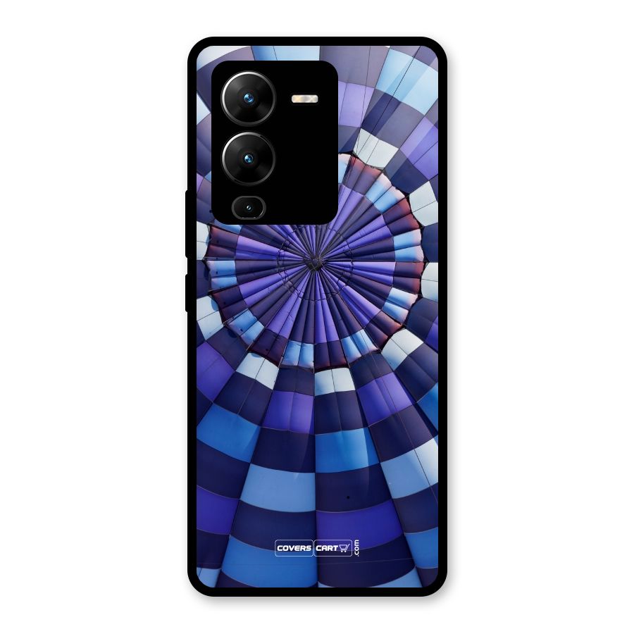 Violet Wonder Glass Back Case for Vivo V25 Pro