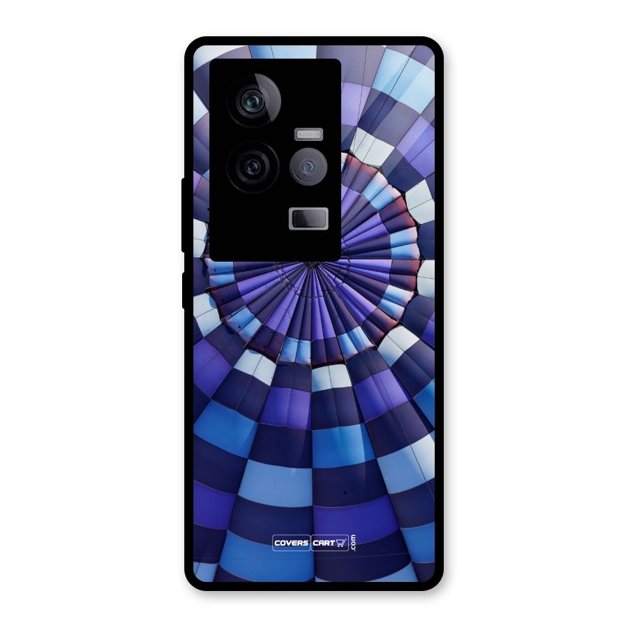 Violet Wonder Glass Back Case for Vivo iQOO 11 5G