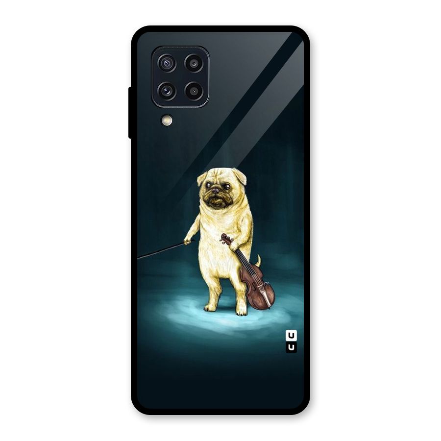 Violin Master Glass Back Case for Galaxy M32