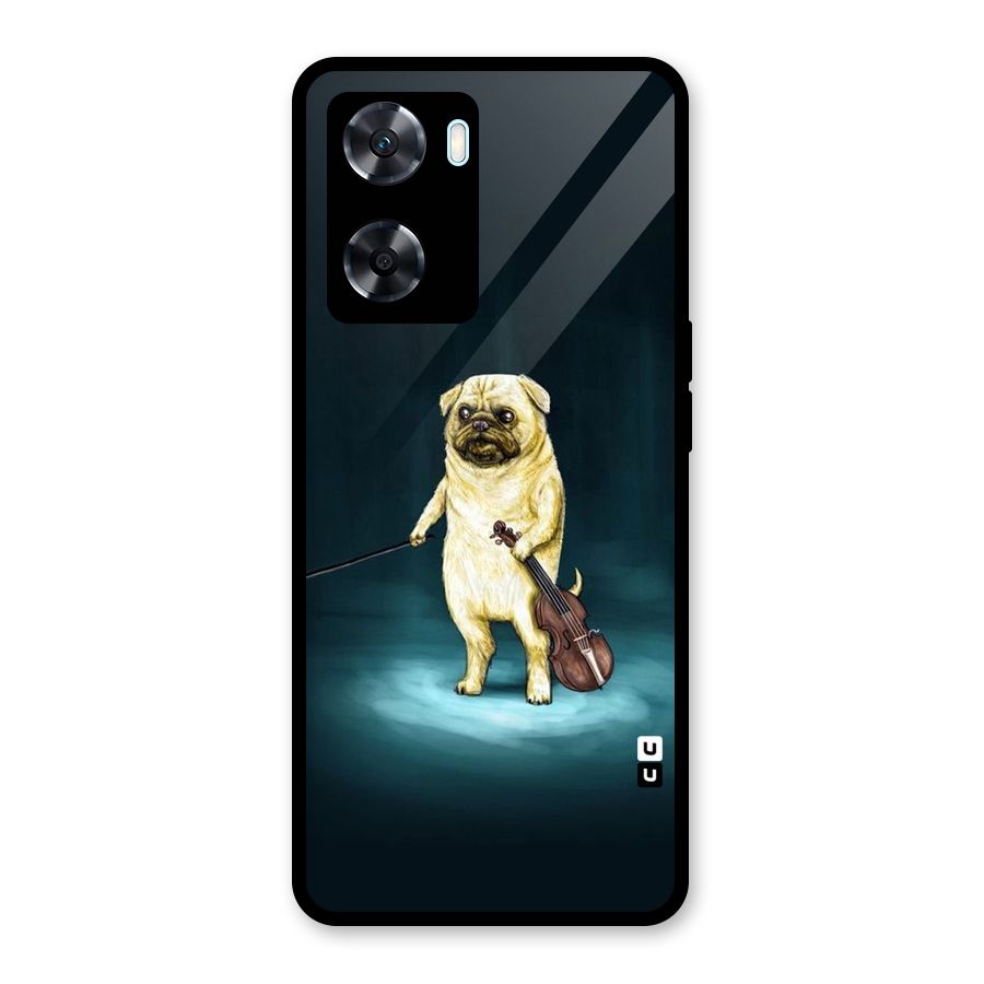 Violin Master Glass Back Case for Oppo A77