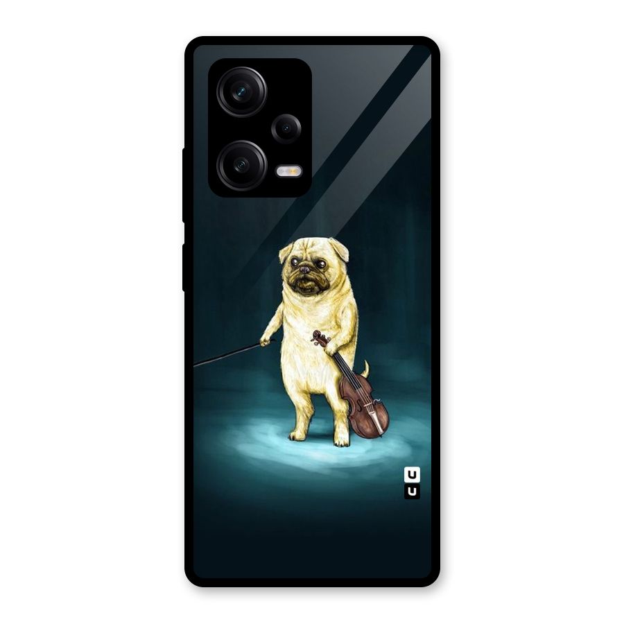 Violin Master Glass Back Case for Redmi Note 12 Pro
