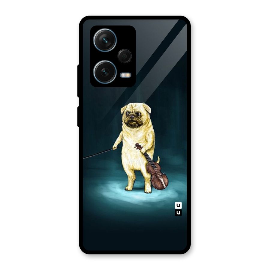 Violin Master Glass Back Case for Redmi Note 12 Pro Plus 5G