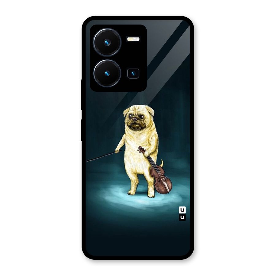 Violin Master Glass Back Case for Vivo Y35