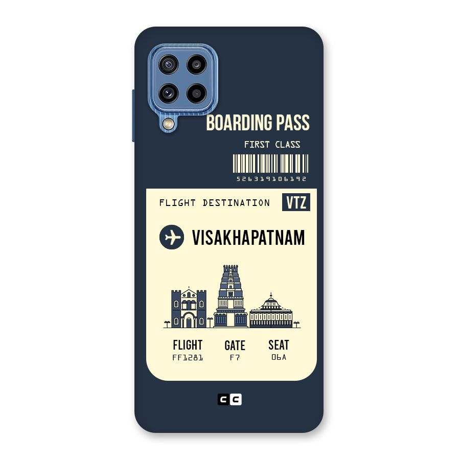 Vishakapatnam Boarding Pass Back Case for Galaxy M32
