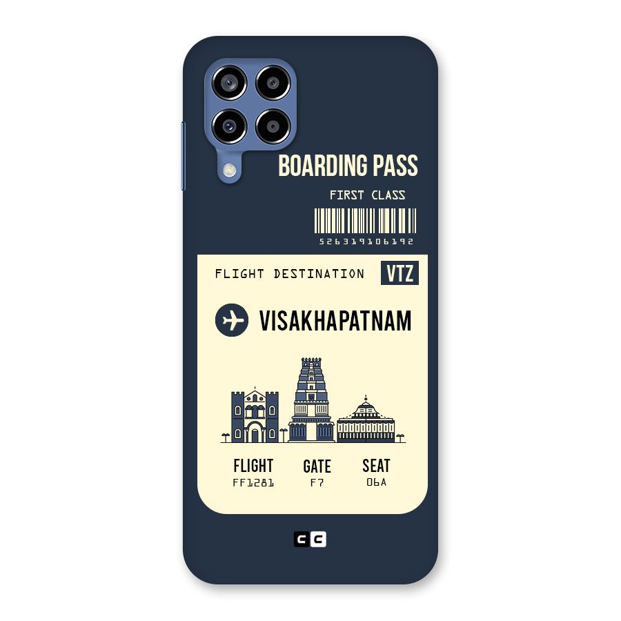 Vishakapatnam Boarding Pass Back Case for Galaxy M53 5G