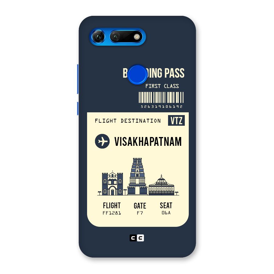 Vishakapatnam Boarding Pass Back Case for Honor View 20