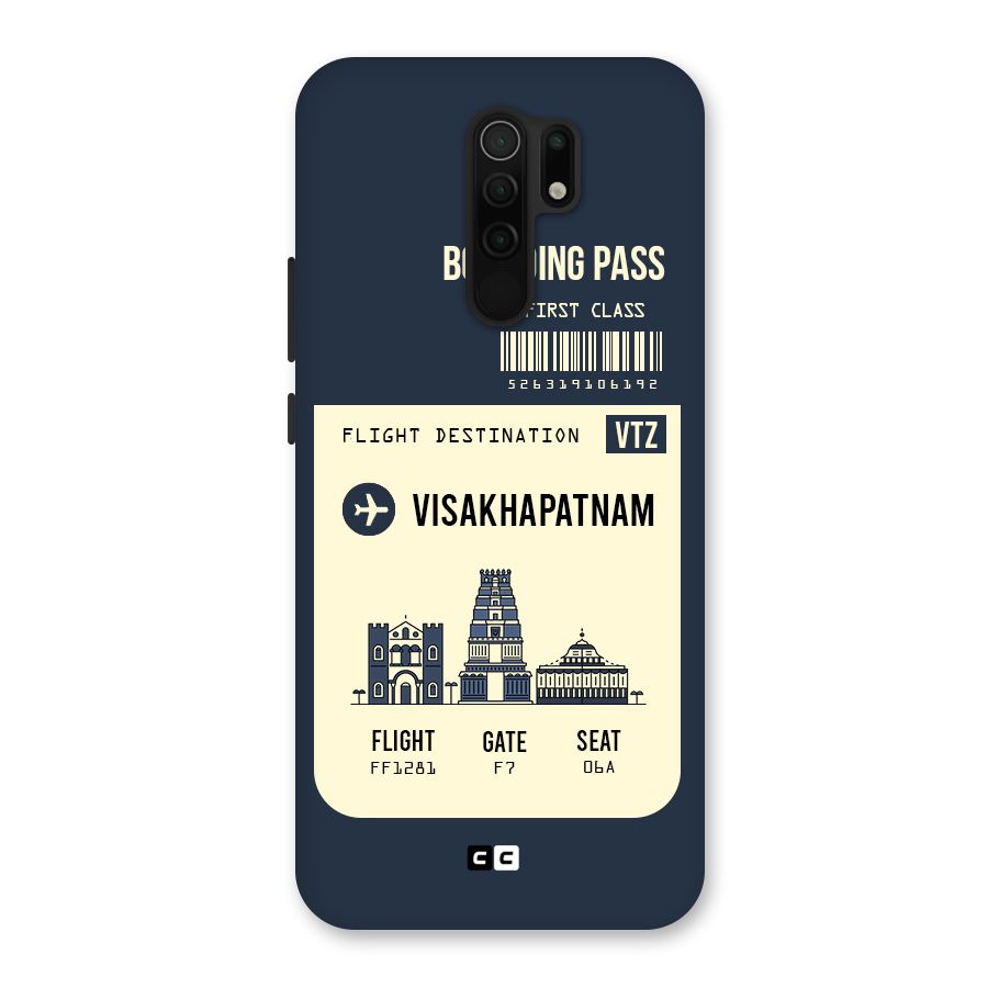 Vishakapatnam Boarding Pass Back Case for Poco M2