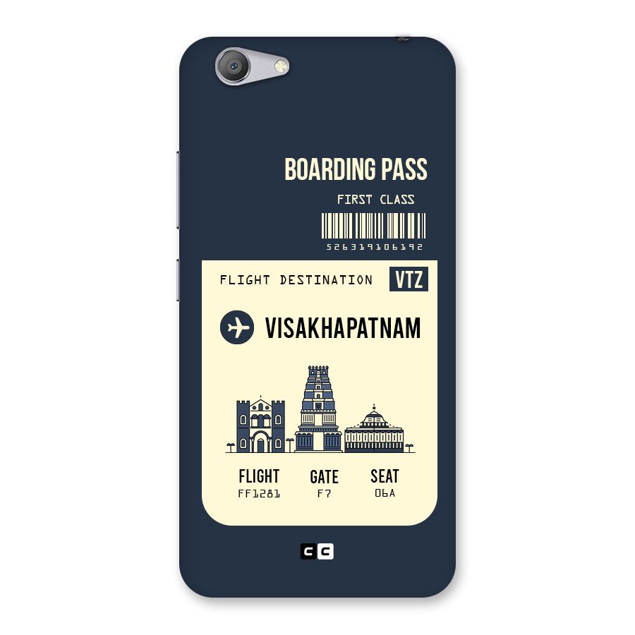 Vishakapatnam Boarding Pass Back Case for Vivo Y53