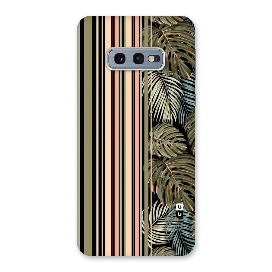 Visual Art Leafs Back Case for Galaxy S10e