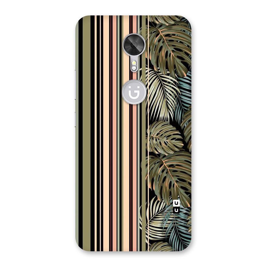 Visual Art Leafs Back Case for Gionee A1
