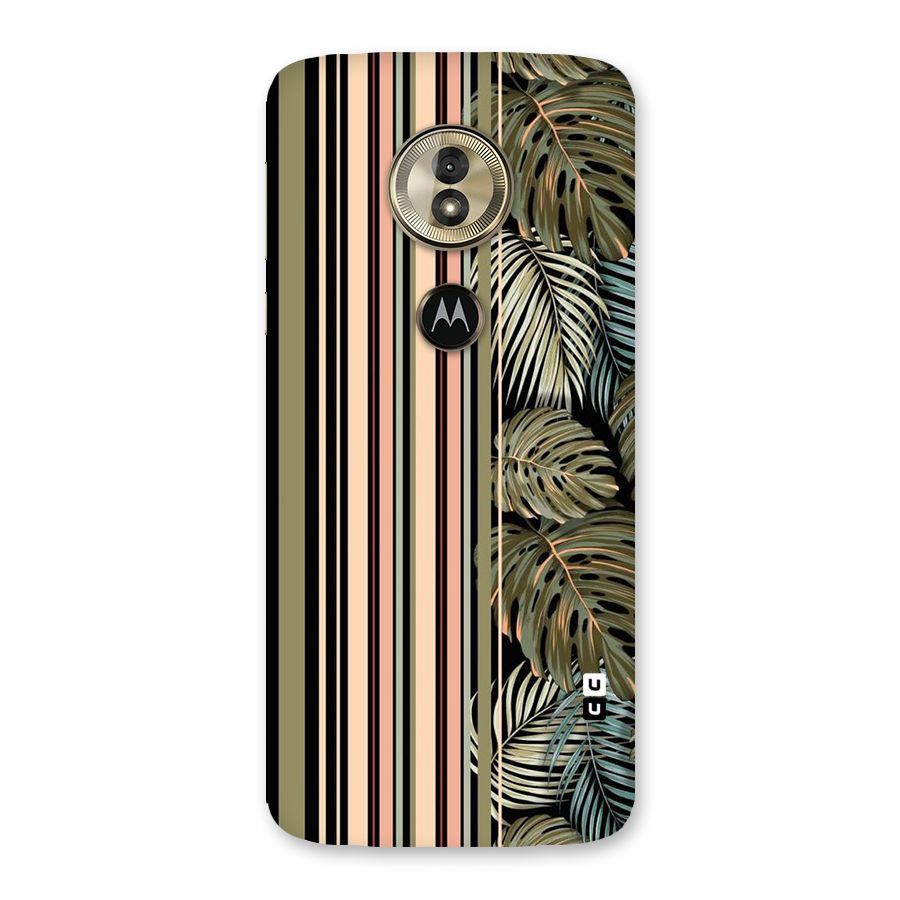 Visual Art Leafs Back Case for Moto G6 Play