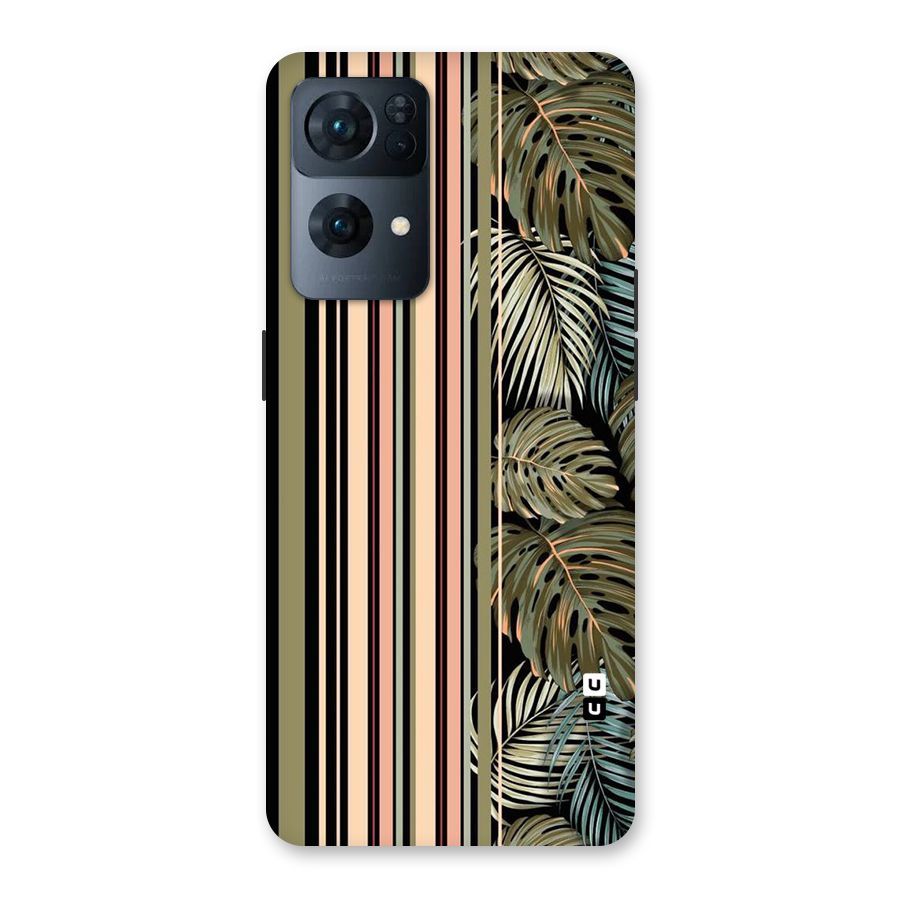 Visual Art Leafs Back Case for Oppo Reno7 Pro 5G