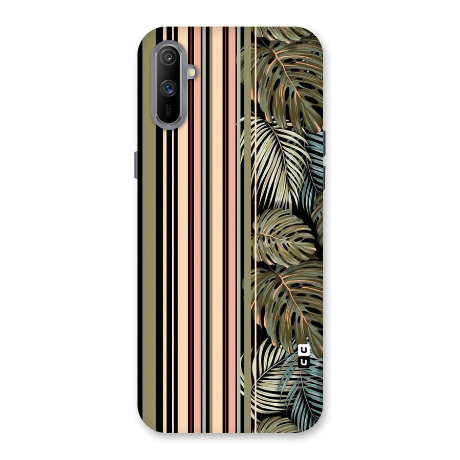 Visual Art Leafs Back Case for Realme C3