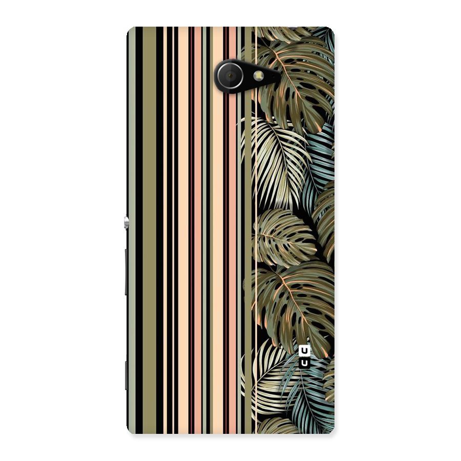 Visual Art Leafs Back Case for Sony Xperia M2