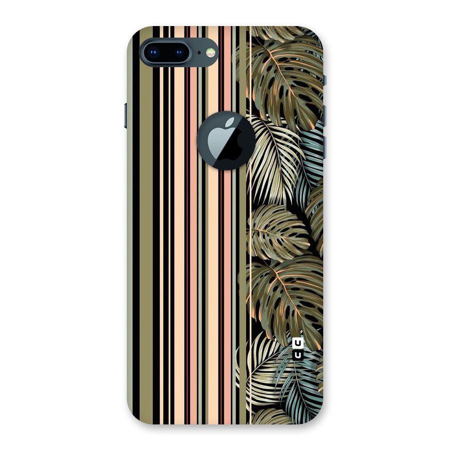 Visual Art Leafs Back Case for iPhone 7 Plus Logo Cut