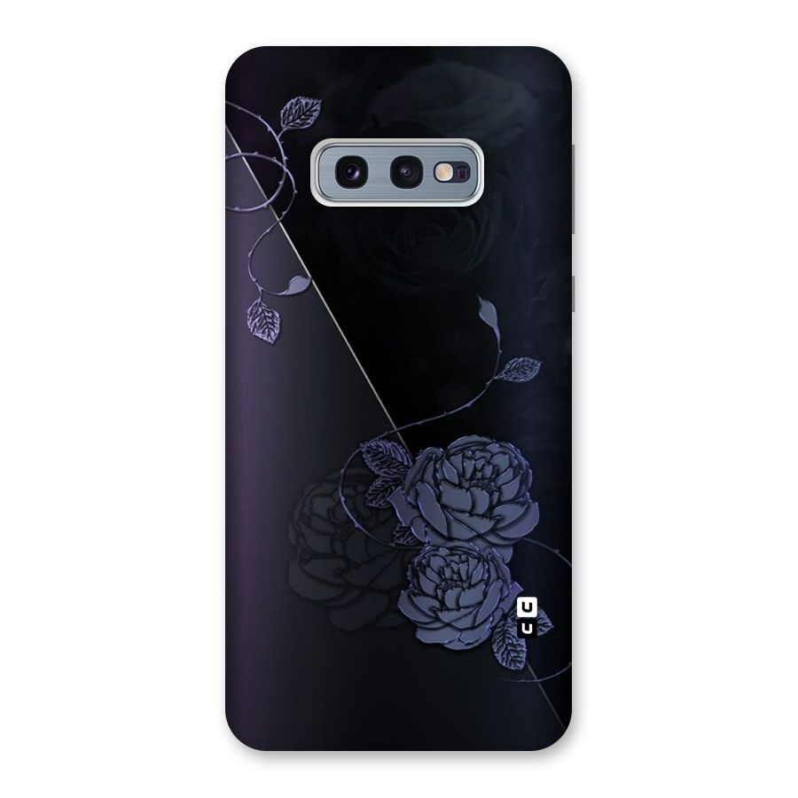 Voilet Floral Design Back Case for Galaxy S10e