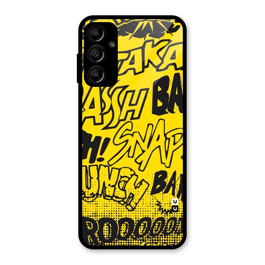 Vroom Snap Glass Back Case for Galaxy A14 5G