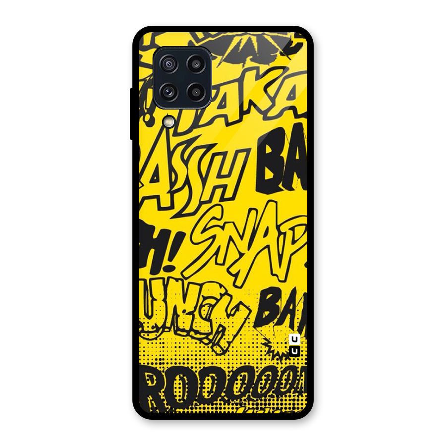 Vroom Snap Glass Back Case for Galaxy M32