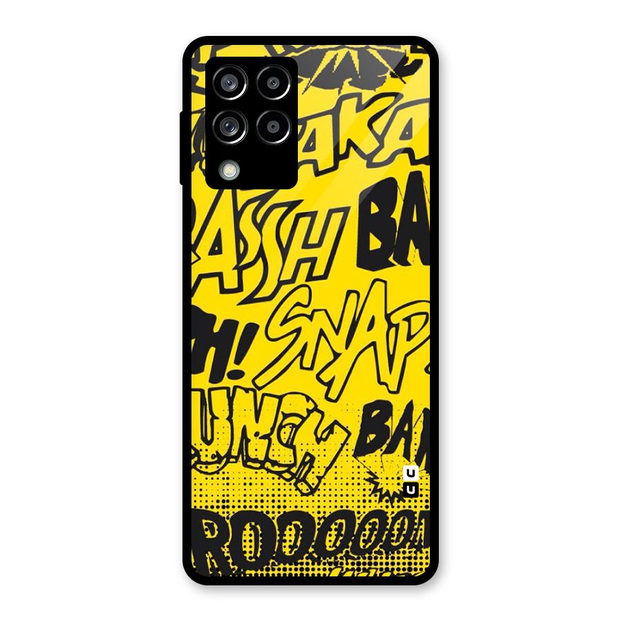 Vroom Snap Glass Back Case for Galaxy M53 5G