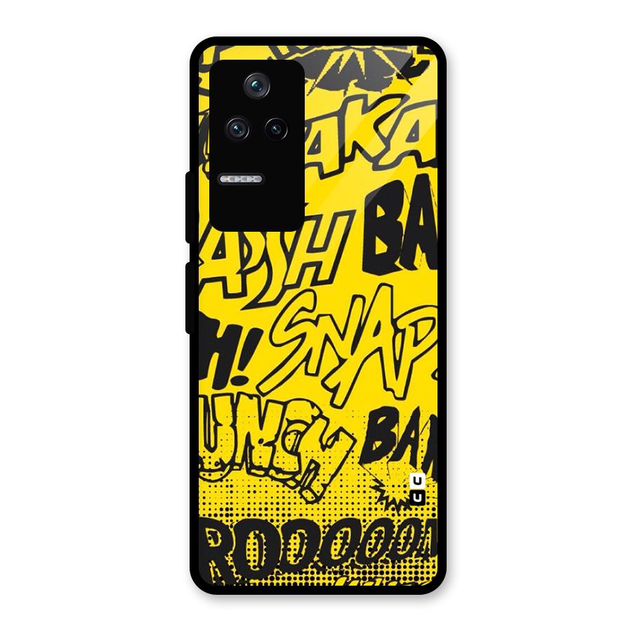 Vroom Snap Glass Back Case for Poco F4 5G