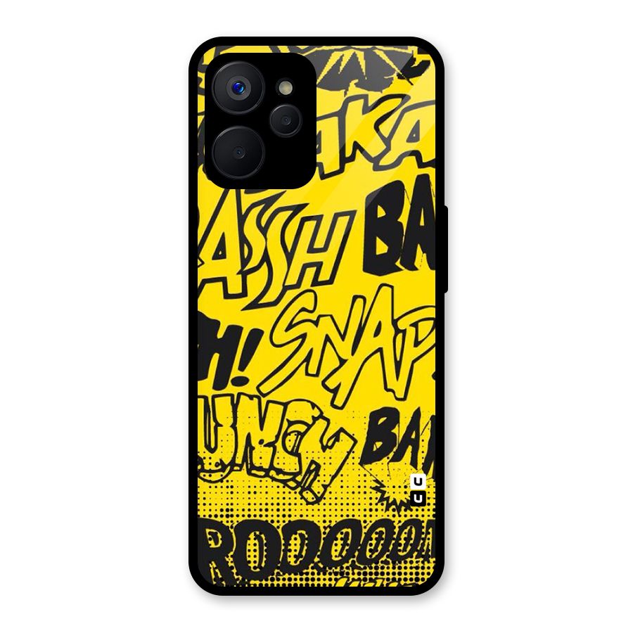 Vroom Snap Glass Back Case for Realme 9i 5G